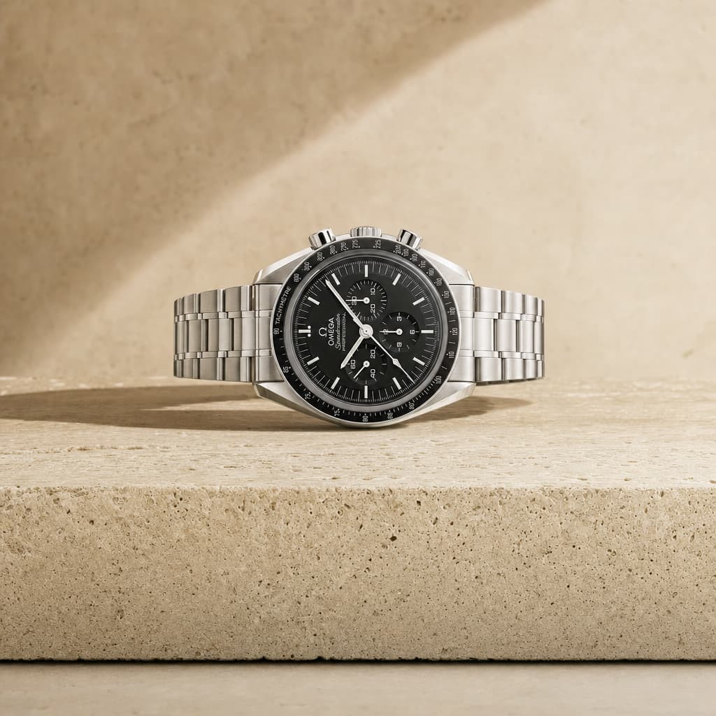 Montre Omega présentée pour expertise et rachat par Ecrila